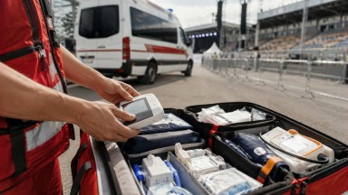 Дежурство скорой на мероприятиях в Геленджике
