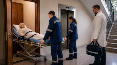Транспортировка больных после выписки в Геленджике